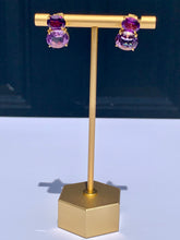 Load image into Gallery viewer, Amethyst Ear Studs
