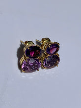 Load image into Gallery viewer, Amethyst Ear Studs
