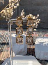 Load image into Gallery viewer, Cubic Zirconia Squares Earrings
