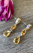 Load image into Gallery viewer, Yellow Citrine Earring Drops
