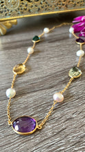 Load image into Gallery viewer, Gems &amp; Pearls Necklace
