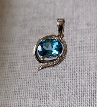 Load image into Gallery viewer, Blue Topaz Pendant

