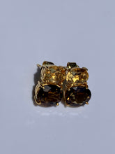 Load image into Gallery viewer, Honey/Yellow Citrine Ear Studs
